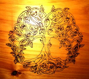 Pyrographic Tree